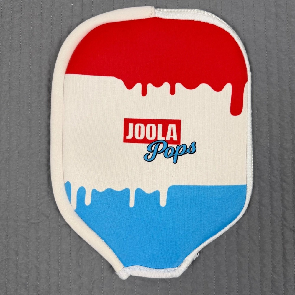 JOOLA Pops Pickleball Paddle Cover Limited Edition Red White Blue Neoprene Case